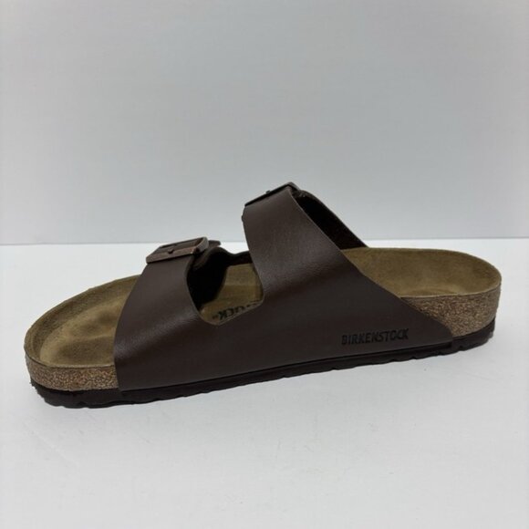 Birkenstock Men’s Arizona Dark Brown Sandals, Size 9M, EUR 42 main image 4